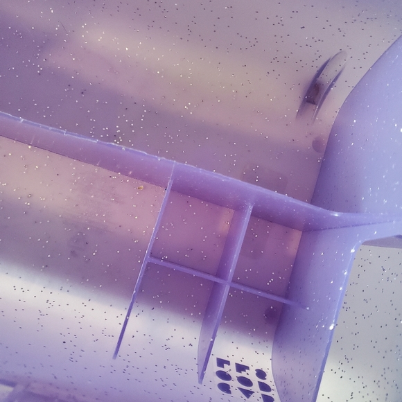 Caboodles Jellies Purple Glitter Case Vintage Jewelry Make Up Organizer Case - Picture 9 of 14